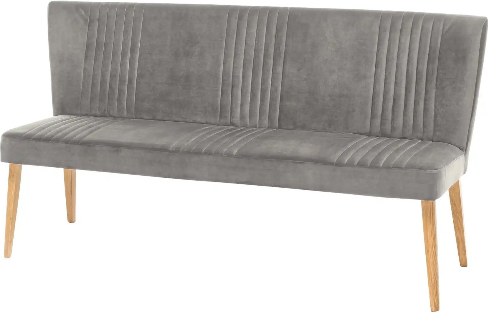 Woodford Polsterbank mit Rückenlehne Iwana ¦ grau ¦ Maße (cm): B: 172 H: 92 T: 62.0 Bänke > Einzelbänke - Höffner