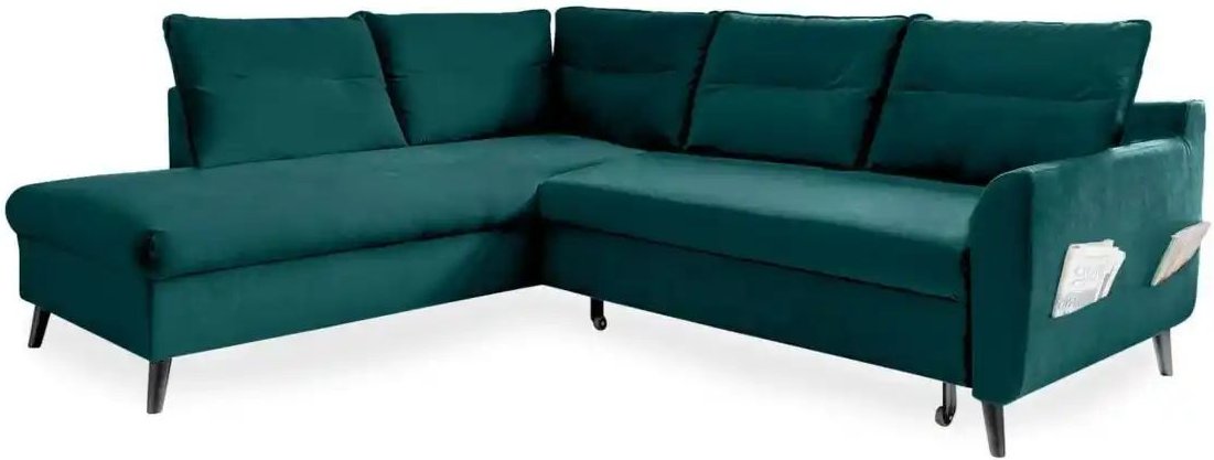 Miuform Ecksofa mit Schlaffunktion Stylish Stan ¦ türkis/petrol ¦ Maße (cm): B: 228 H: 90 Polstermöbel > Sofas > Ecksofa...