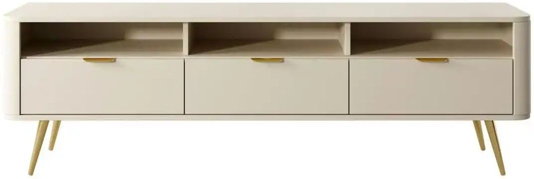 Selsey Lowboard Oval ¦ beige ¦ Maße (cm): B: 162 H: 49 Kommoden & Sideboards > Lowboards - Höffner