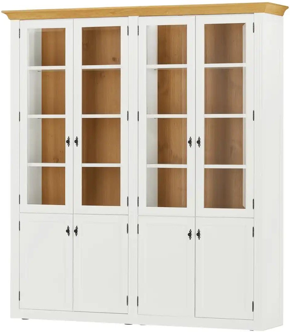 maison bleue Vitrine Petit Chalet ¦ holzfarben ¦ Maße (cm): B: 208 H: 226 T: 44.0 Schränke > Vitrinen - Höffner