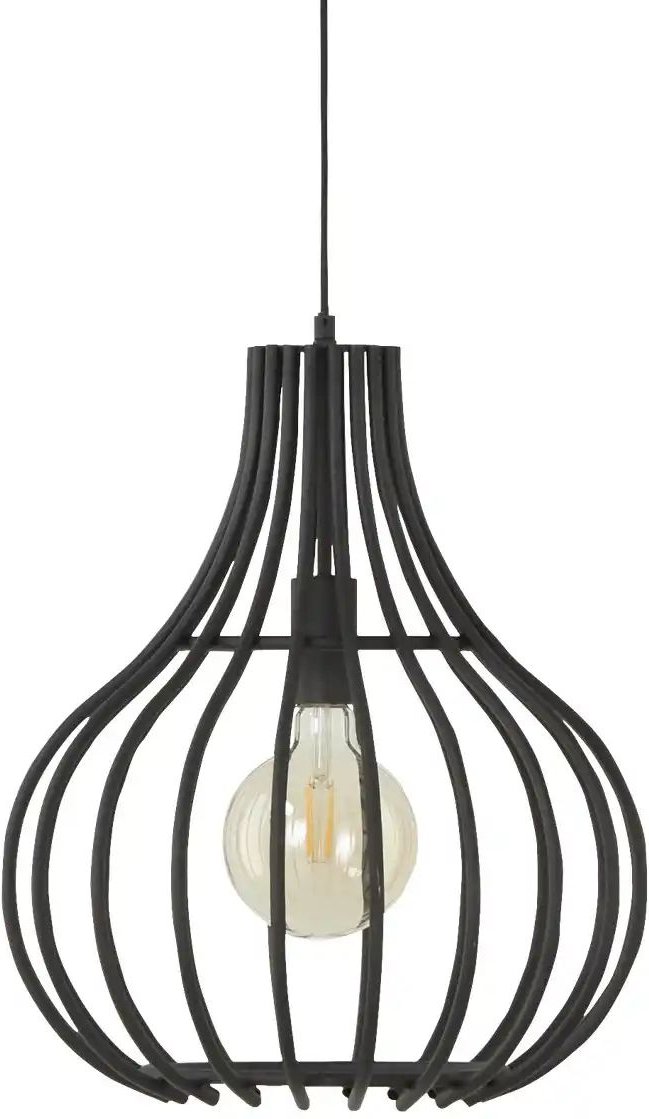 Pendelleuchte Cipolle ¦ schwarz ¦ Maße (cm): H: 50 Ø: 40 Lampen & Leuchten > Hängeleuchten - Höffner
