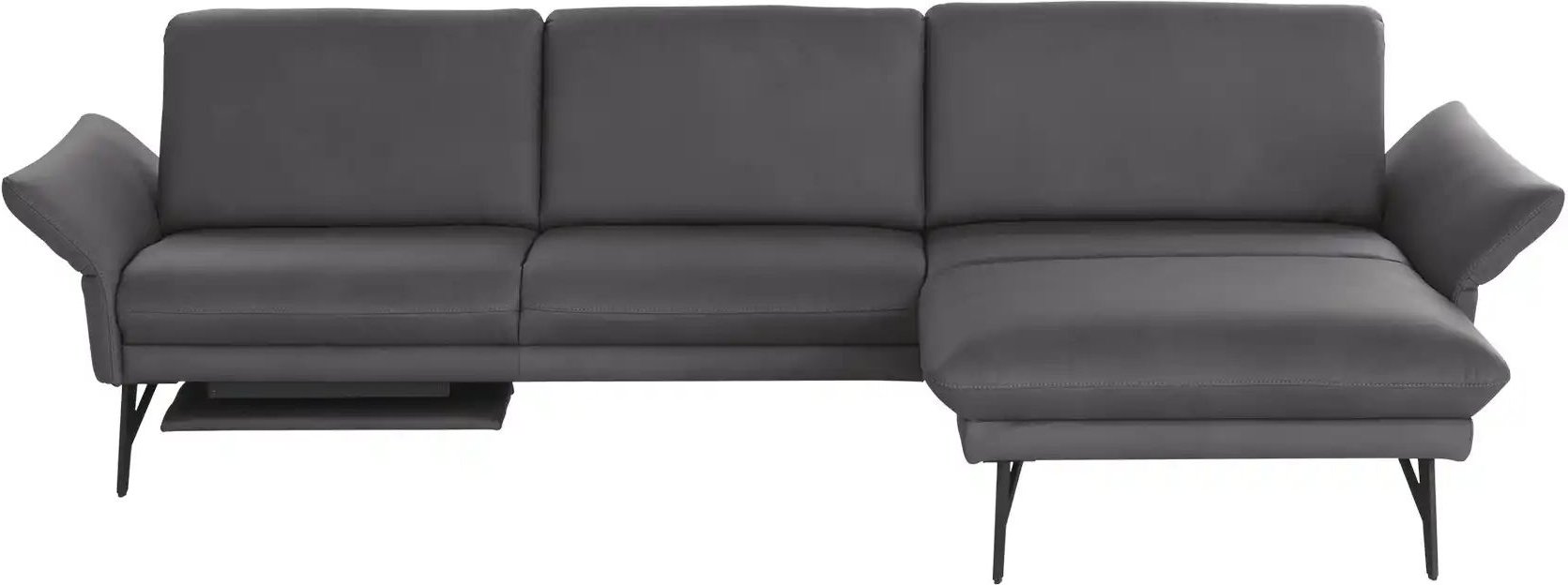 himolla Ecksofa Echtleder 1928 ¦ schwarz ¦ Maße (cm): B: 296 H: 85 T: 175.0 Polstermöbel > Sofas > Ecksofas - Höffner