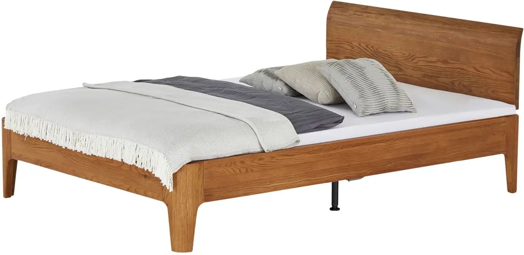 HASENA Massivholzbett Oak-Line ¦ holzfarben ¦ Maße (cm): B: 148 H: 85 Betten > Bettgestelle - Höffner