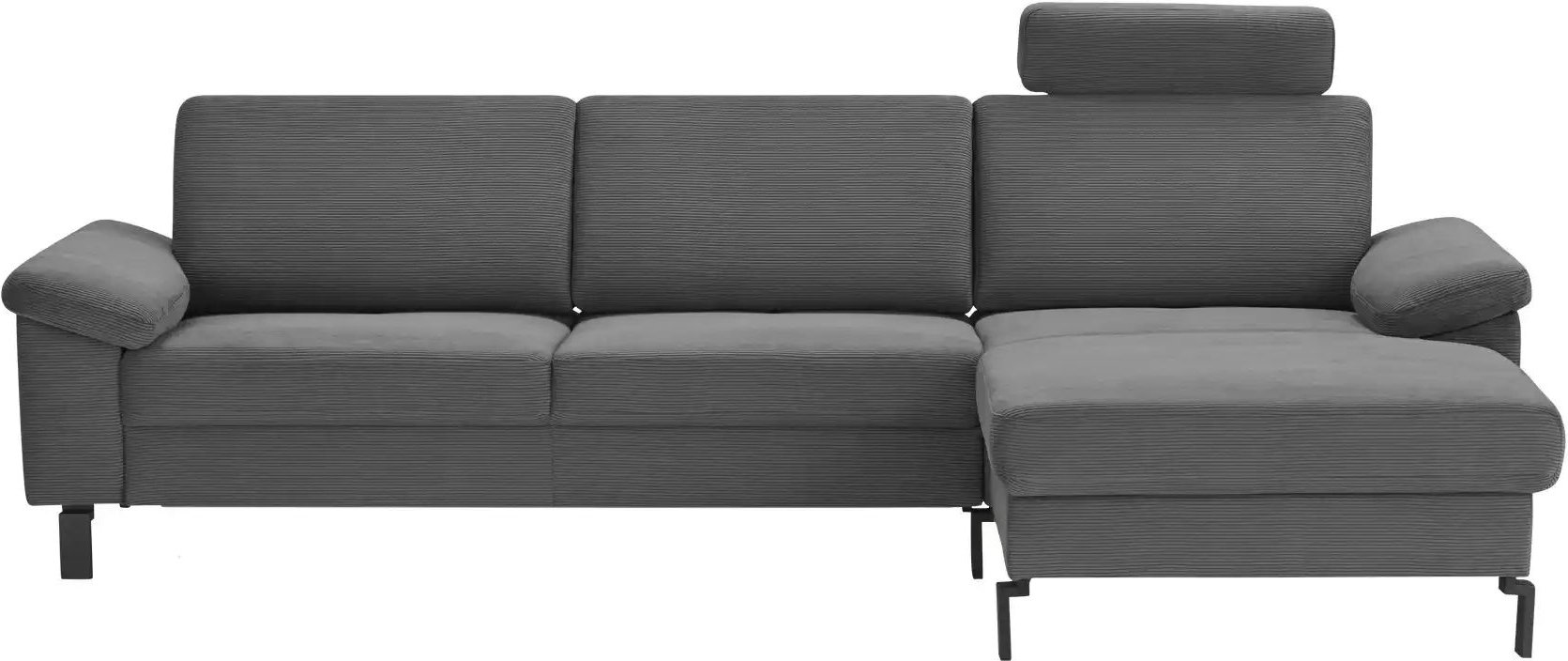 Max Schelling Ecksofa Feincord Maximum Move ¦ grau ¦ Maße (cm): B: 284 H: 85 T: 185.0 Polstermöbel > Sofas > Ecksofas - ...