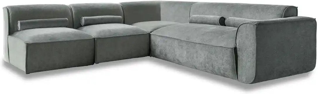 Miuform Wohnlandschaft modular Flex Felix ¦ grün ¦ Maße (cm): B: 265 H: 70 Polstermöbel > Sofas > Ecksofas - Höffner