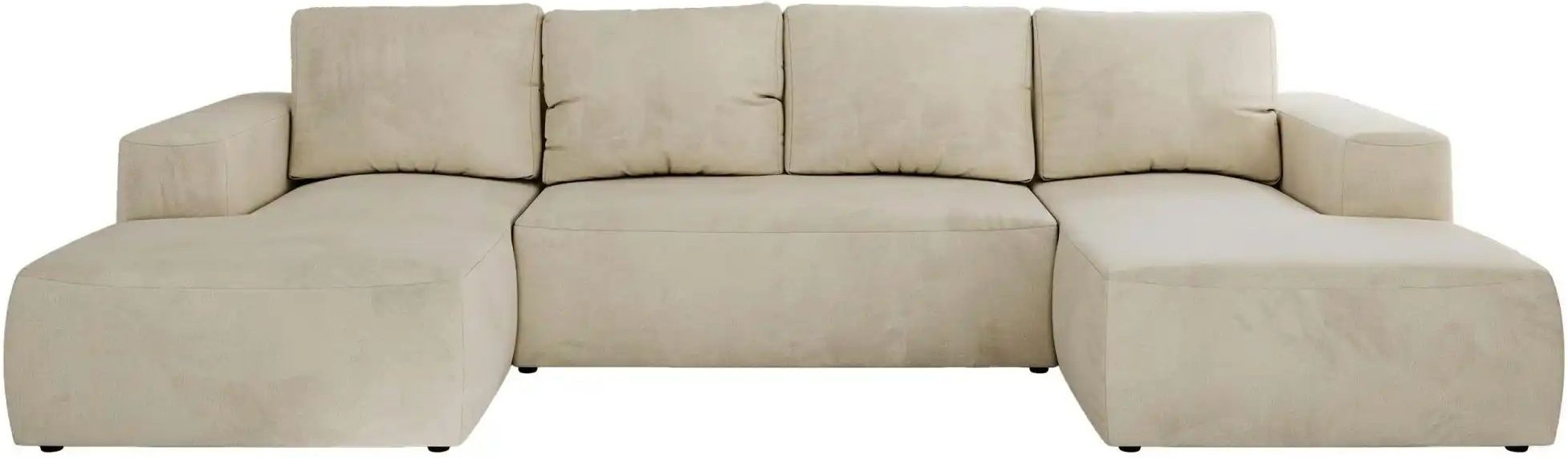 Wohnlandschaft mit Schlaffunktion Trentino ¦ beige ¦ Maße (cm): B: 334 H: 91 Polstermöbel > Sofas > Schlafsofas - Höffne...