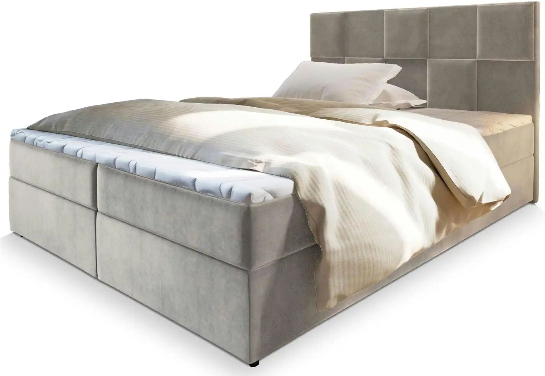 MASSENO Boxbett mit Bettkasten Prata ¦ beige ¦ Maße (cm): B: 160 H: 98 Betten > Polsterbetten - Höffner