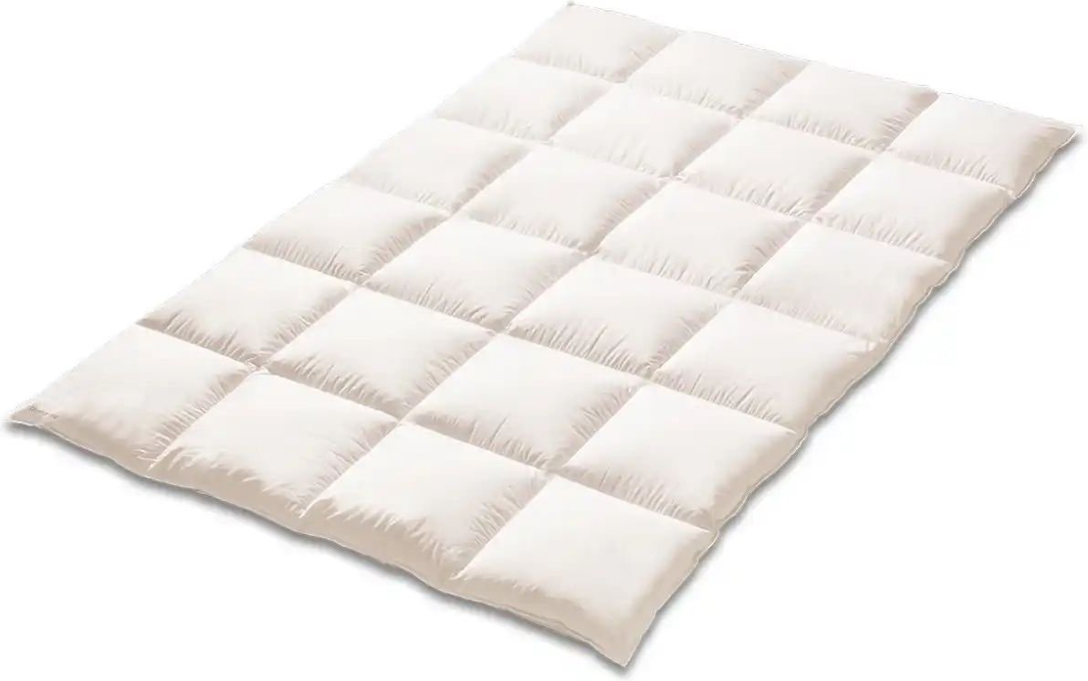 Kauffmann Winterdaunen Kassettendecke ¦ weiß ¦ Maße (cm): B: 155 H: 5 Bettwaren > Bettdecken > Winter-Bettdecken - Höf...