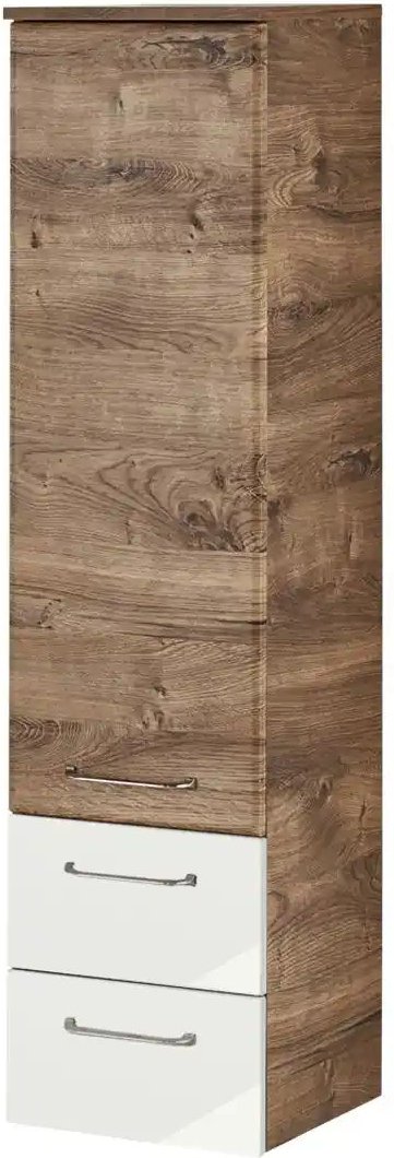 smart Midischrank Onda ¦ holzfarben ¦ Maße (cm): B: 35 H: 136,1 T: 33.0 Schränke > Badschränke > Bad-Hochschränke - Höf...