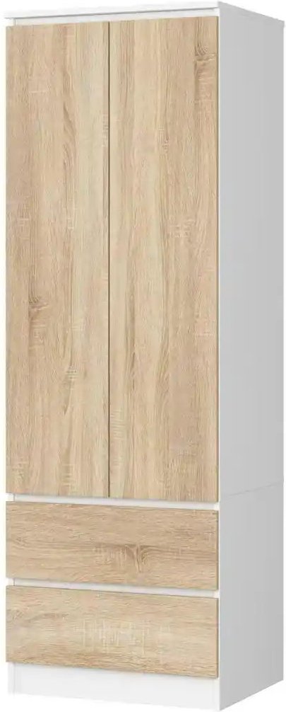 Drehtürenschrank mit 2 Schubladen Sina ¦ mehrfarbig ¦ Maße (cm): B: 60 H: 180 Schränke > Kleiderschränke > Drehtürenschr...