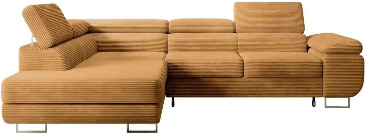 Selsey Ecksofa mit Schlaffunktion Stevil ¦ gelb ¦ Maße (cm): B: 275 H: 90 Polstermöbel > Sofas > Ecksofas - Höffner