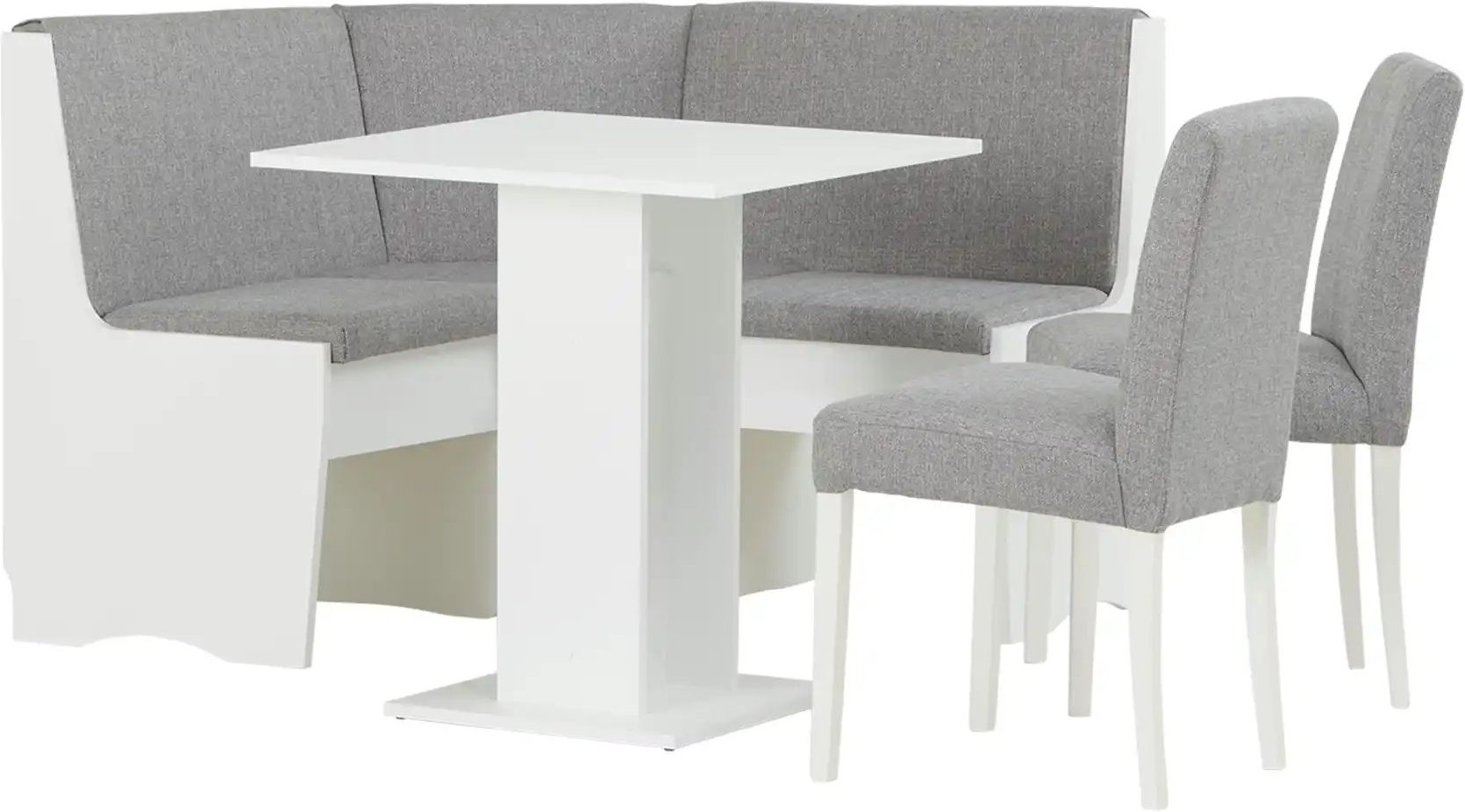 Eckbankgruppe August ¦ grau ¦ Maße (cm): B: 124 H: 90 T: 124.0 Tische > Essgruppen - Höffner