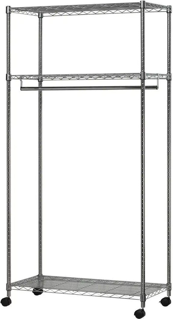 Rollgarderobe Asta ¦ silber ¦ Metall ¦ Maße (cm): B: 91 H: 181 T: 45.0 Garderoben & Kleiderstangen > Garderobenständer ...