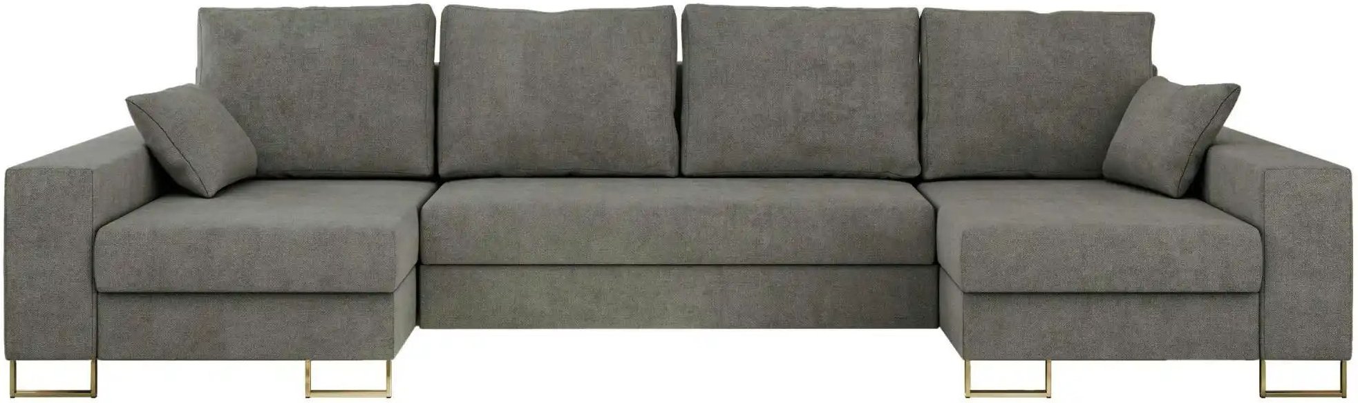 Wohnlandschaft mit Schlaffunktion Dorain ¦ grau ¦ Maße (cm): B: 312 H: 95 Polstermöbel > Sofas > Schlafsofas - Höffner