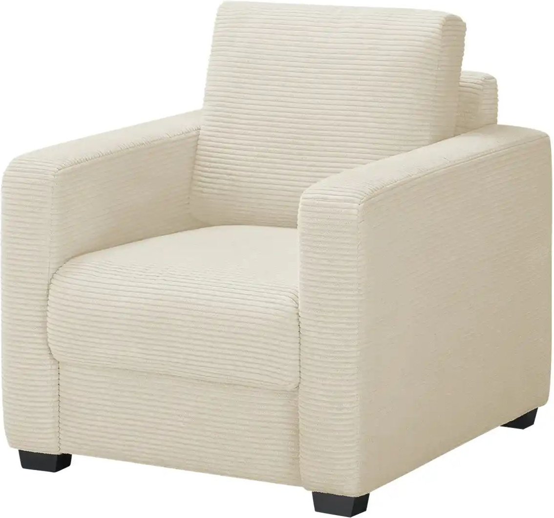 bobb Sessel mit Boxspringpolsterung  Lisa de Luxe ¦ creme ¦ Maße (cm): B: 85 H: 90 T: 93.0 Polstermöbel > Sessel > Relax...