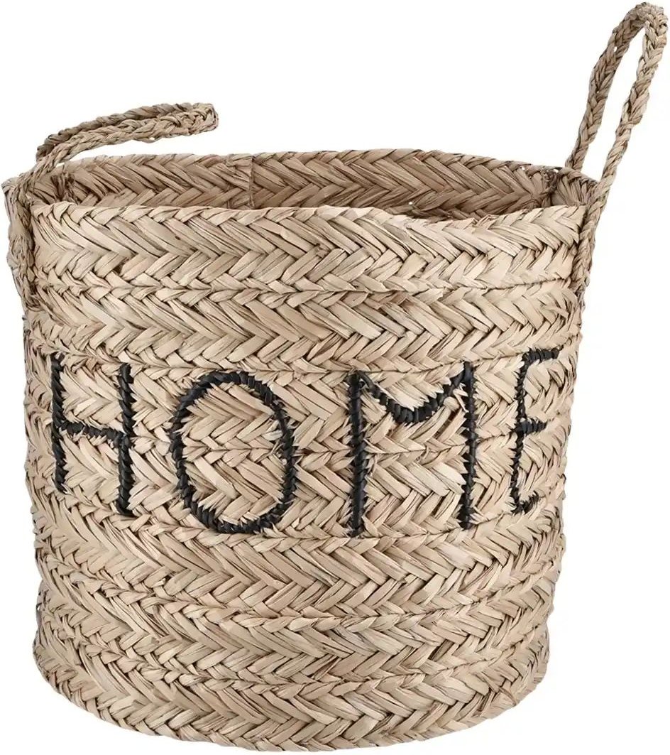 Aufbewahrungskorb Home ¦ braun ¦ Seegras ¦ Maße (cm): H: 38 Ø: 29 Aufbewahrung > Körbe - Höffner