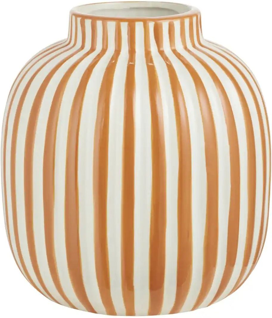 HOME STORY Vase ¦ orange ¦ Dolomite ¦ Maße (cm): H: 20,5 Ø: 19 Accessoires > Vasen - Höffner