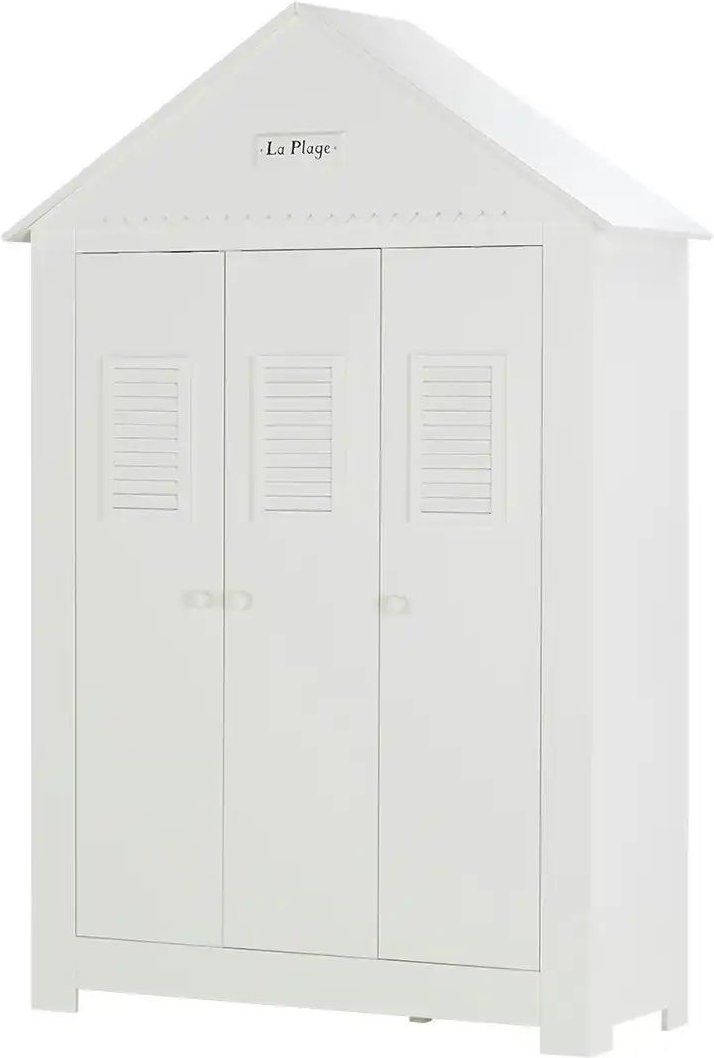 pinio Kleiderschrank 3-türig Mara ¦ weiß ¦ Maße (cm): B: 54,5 H: 216 Baby > Babymöbel > Babykleiderschränke - Höffner