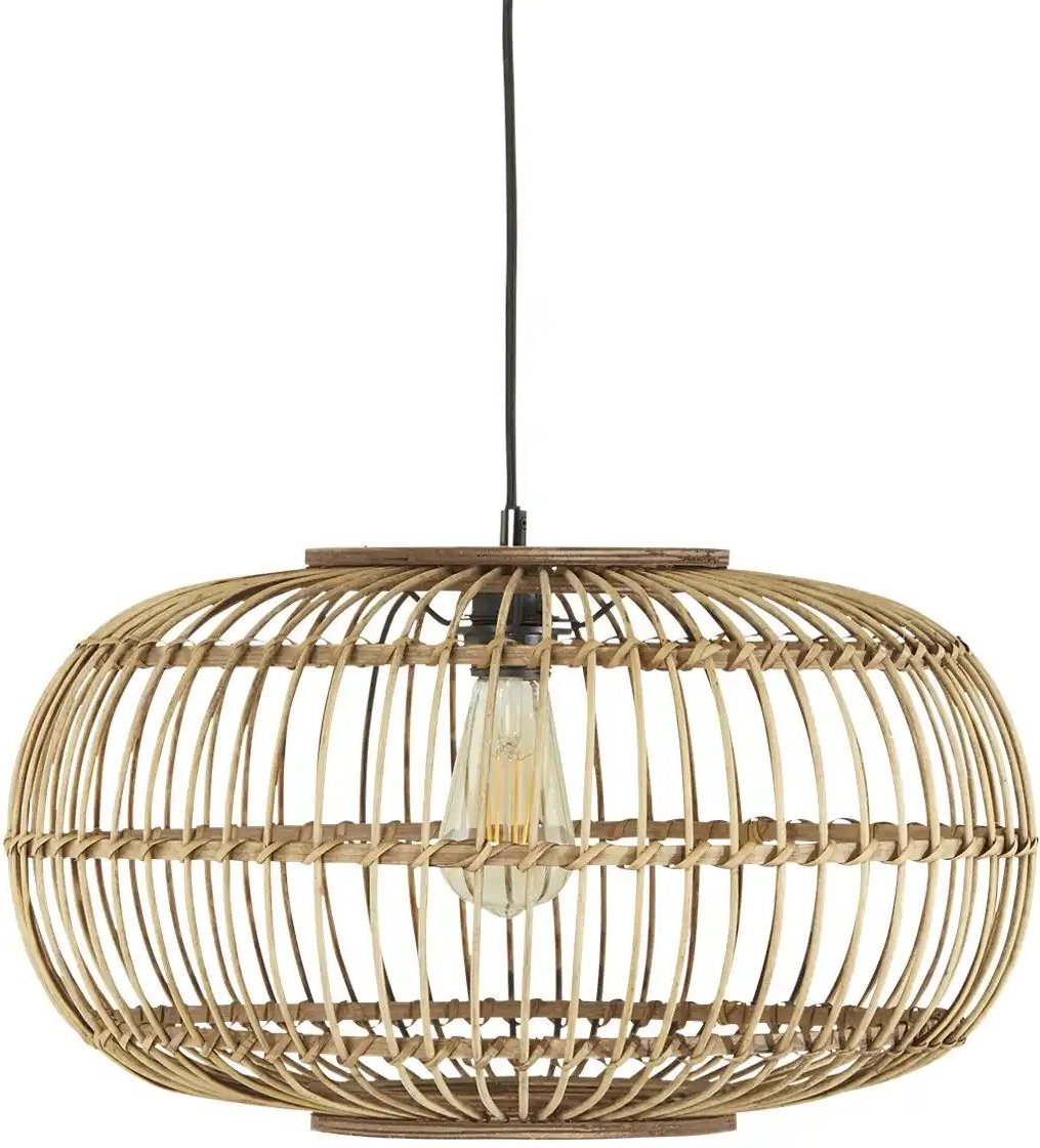 Pendelleuchte Woven ¦ holzfarben ¦ Maße (cm): H: 120 Ø: 48 Lampen & Leuchten > Pendelleuchten - Höffner
