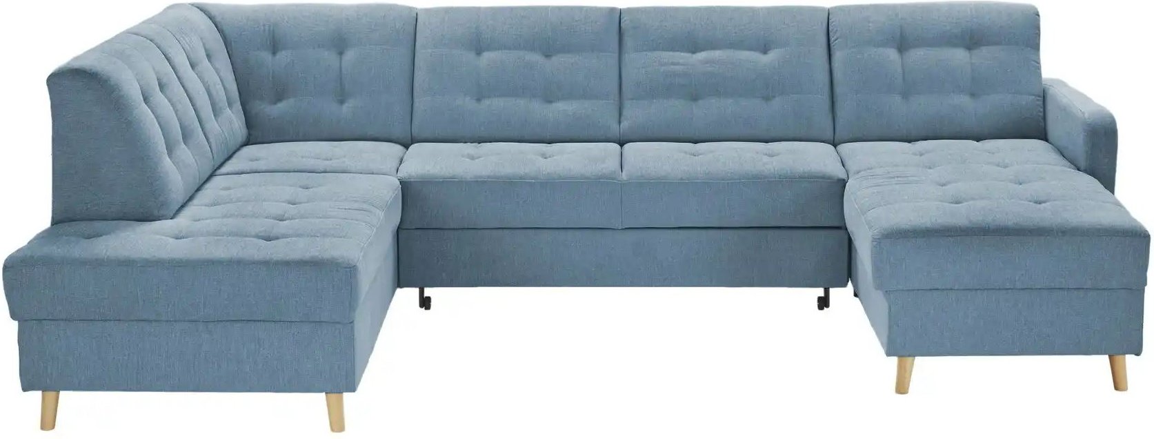 Wohnlandschaft Venus ¦ blau ¦ Maße (cm): B: 299 H: 88 T: 195.0 Polstermöbel > Sofas > Wohnlandschaften - Höffner