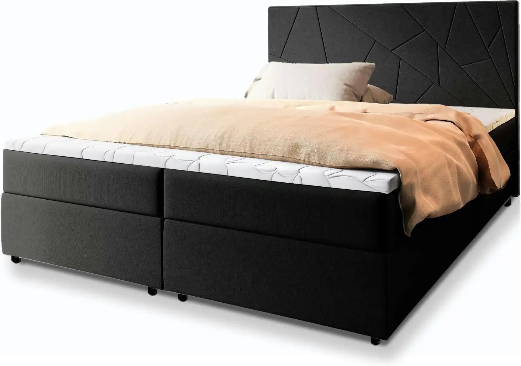 MASSENO Boxbett mit Bettkasten Mado ¦ schwarz ¦ Maße (cm): B: 160 H: 98 Betten > Polsterbetten - Höffner