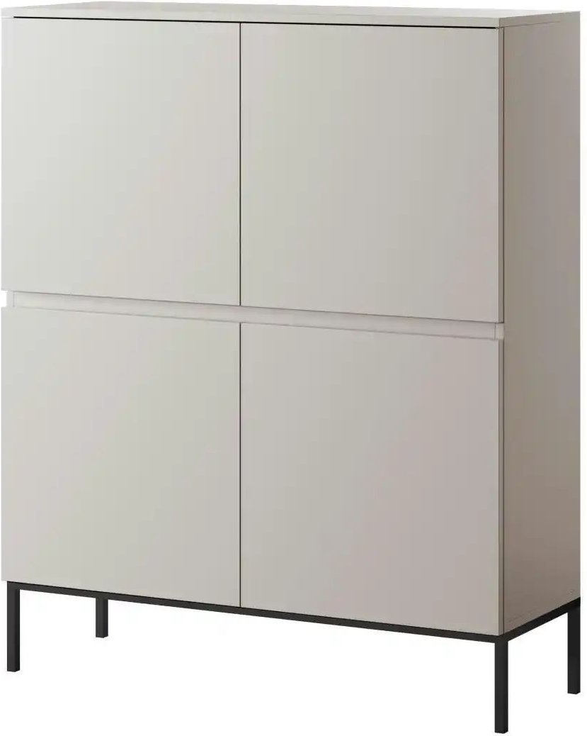 Selsey Highboard Bemmi ¦ beige ¦ Maße (cm): B: 100 H: 122 Kommoden & Sideboards > Highboards - Höffner