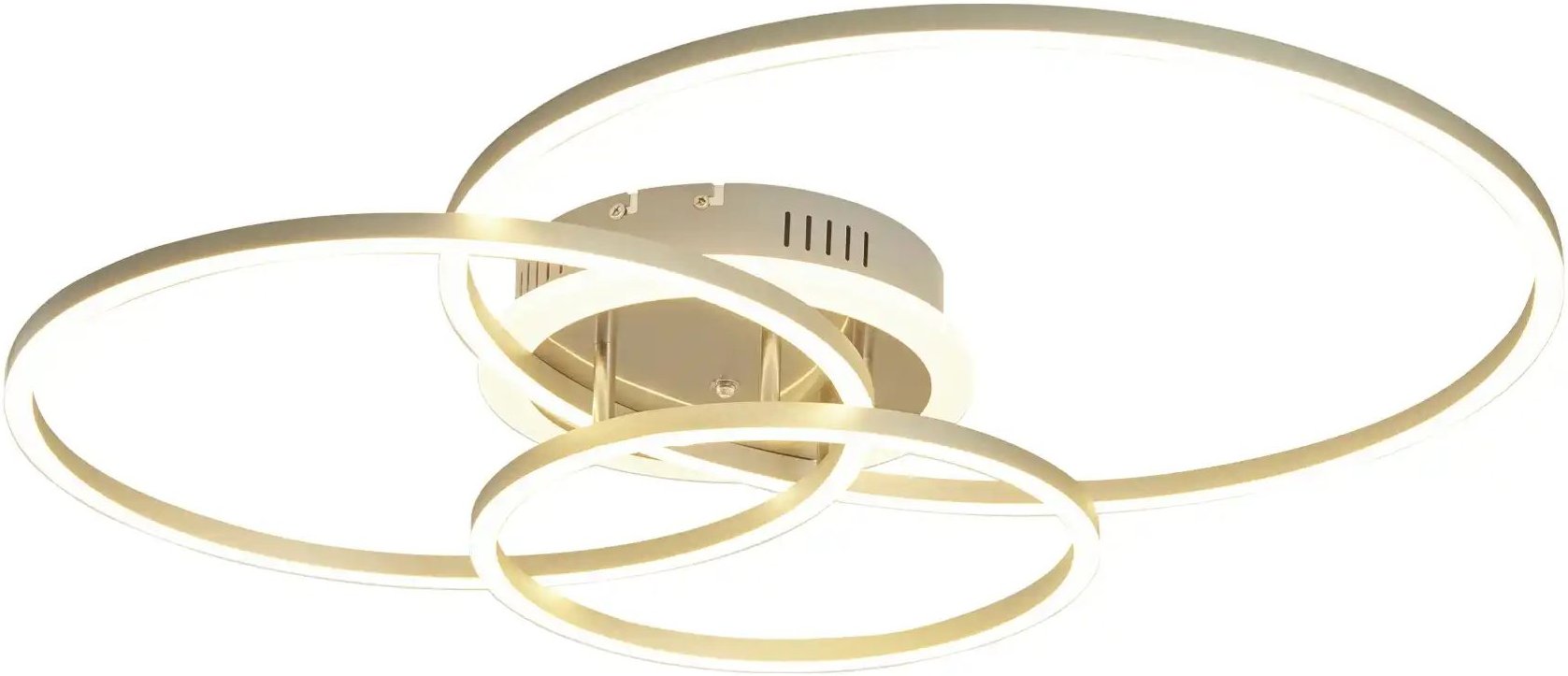 Thumbnail - Meisterleuchten LED-Deckenleuchte 3 Ringe alufarben ¦ Maße (cm): B: 66 H: 11 T: 55.0 Lampen & Leuchten > Deckenleuch...