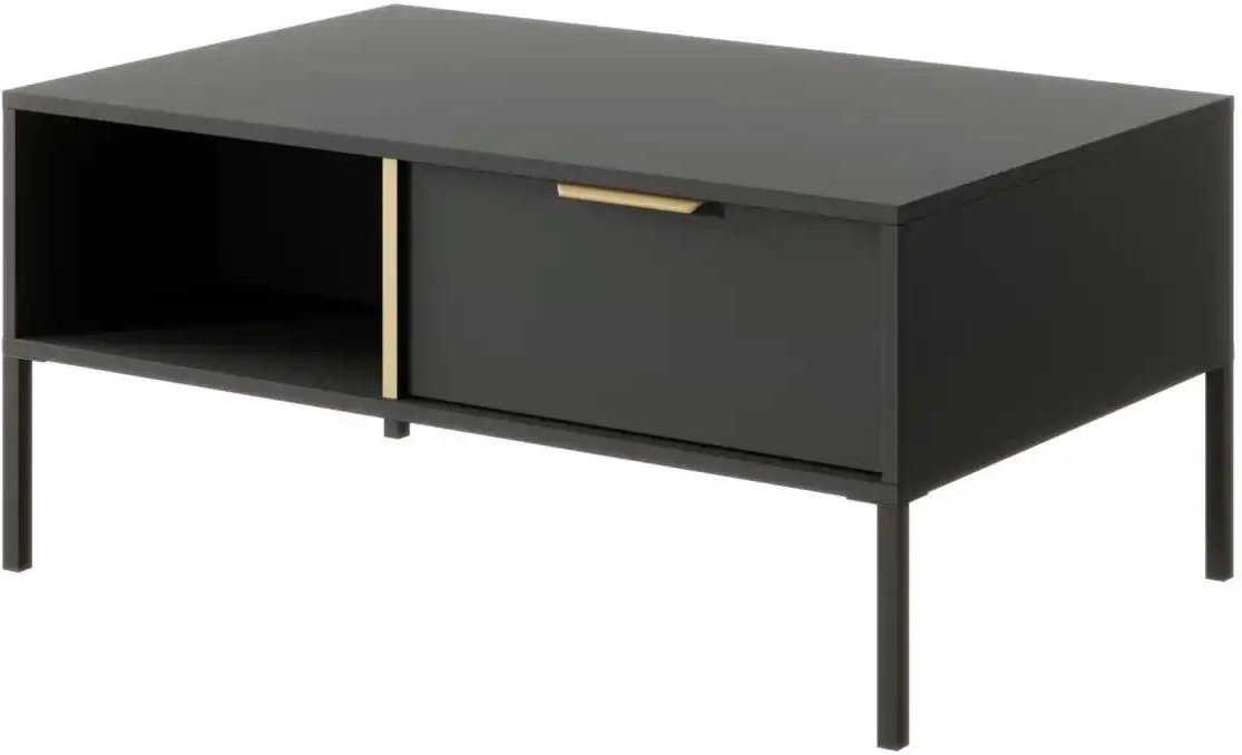 Couchtisch ¦ schwarz ¦ Maße (cm): B: 97 H: 44 Tische > Couchtische > Couchtische rechteckig - Höffner