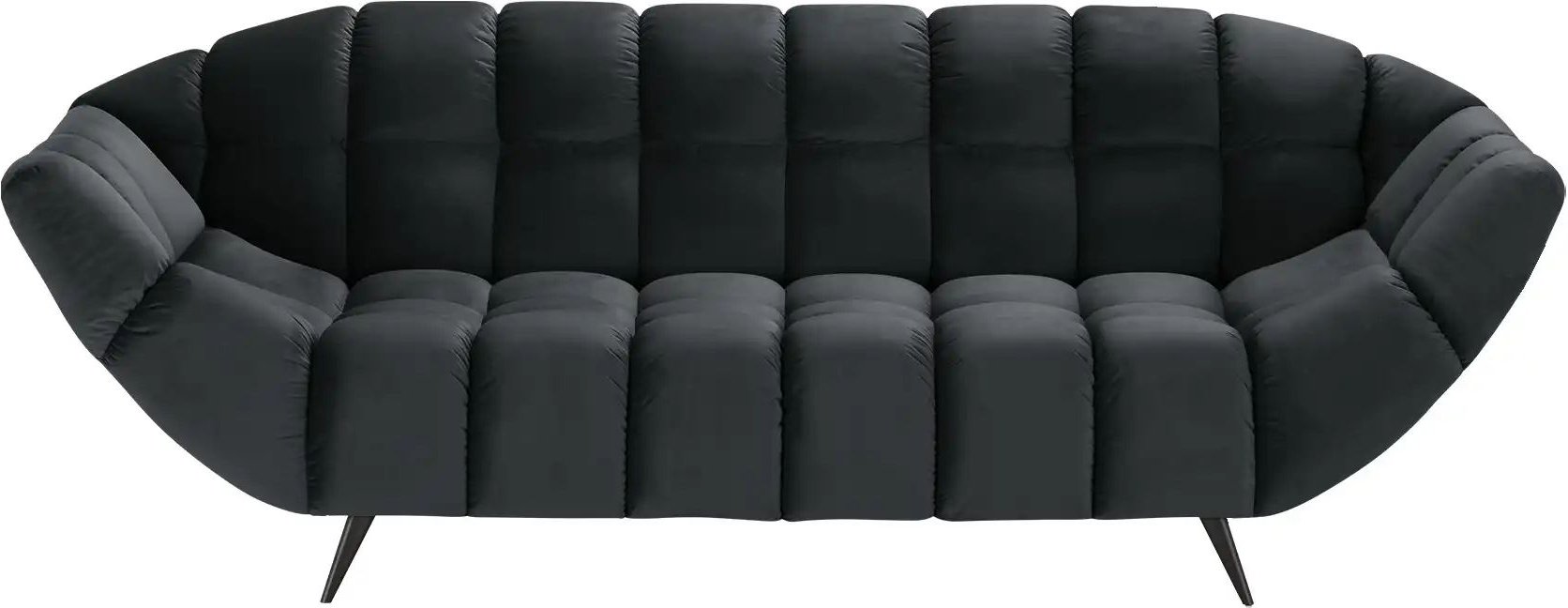 Thumbnail - switch Einzelsofa aus Mikrofaser Gappa ¦ schwarz ¦ Maße (cm): B: 222 H: 82 T: 94.0 Polstermöbel > Sofas > 3-Sitzer - Höf...