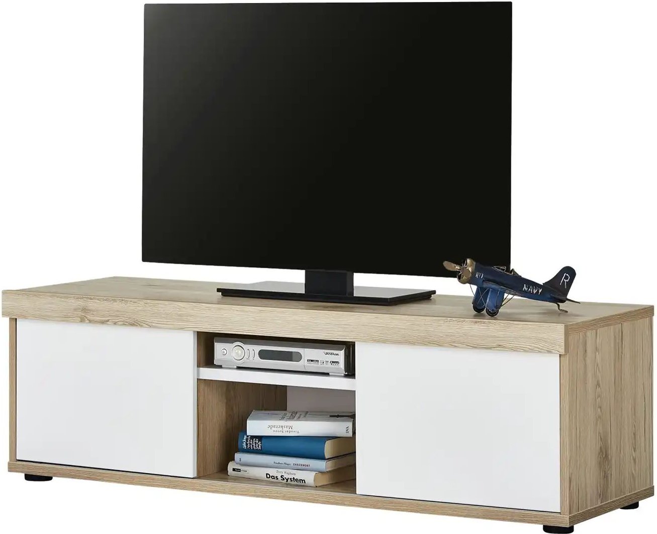 PAIDI Lowboard Fionn ¦ weiß ¦ Maße (cm): B: 126,9 H: 39,3 T: 42.6 Kommoden & Sideboards > Lowboards - Höffner