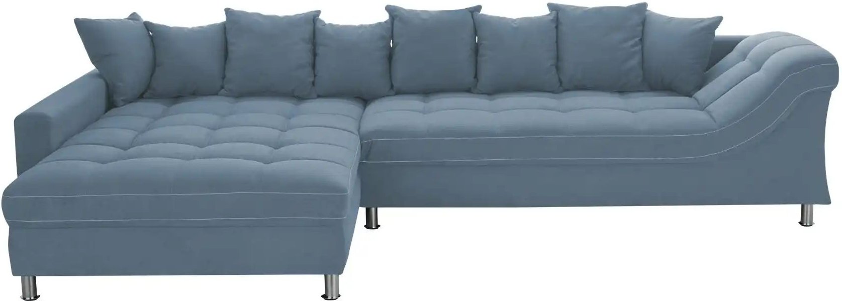 smart Ecksofa Hanalie ¦ blau ¦ Maße (cm): B: 340 H: 95 T: 226.0 Polstermöbel > Sofas > 3-Sitzer - Höffner
