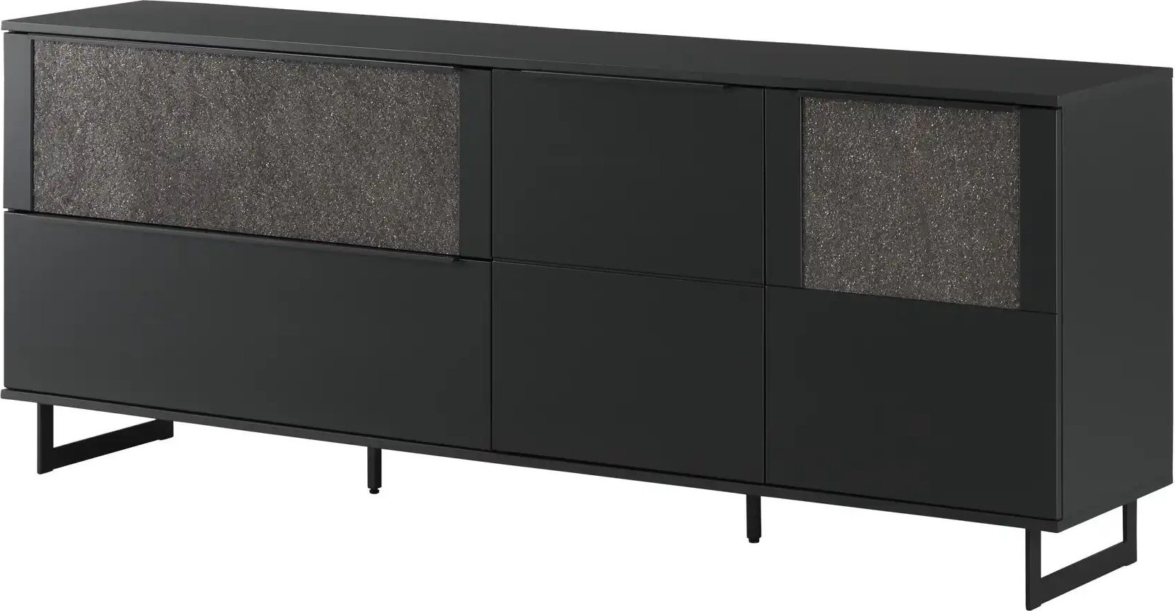 Jette Home Sideboard Stone ¦ grau ¦ Maße (cm): B: 221 H: 86 T: 46.0 Kommoden & Sideboards > Sideboards - Höffner