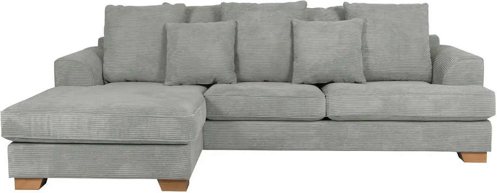 SOHO Ecksofa  Franka ¦ grau ¦ Maße (cm): B: 268 H: 87 T: 161.0 Polstermöbel > Sofas > 3-Sitzer - Höffner