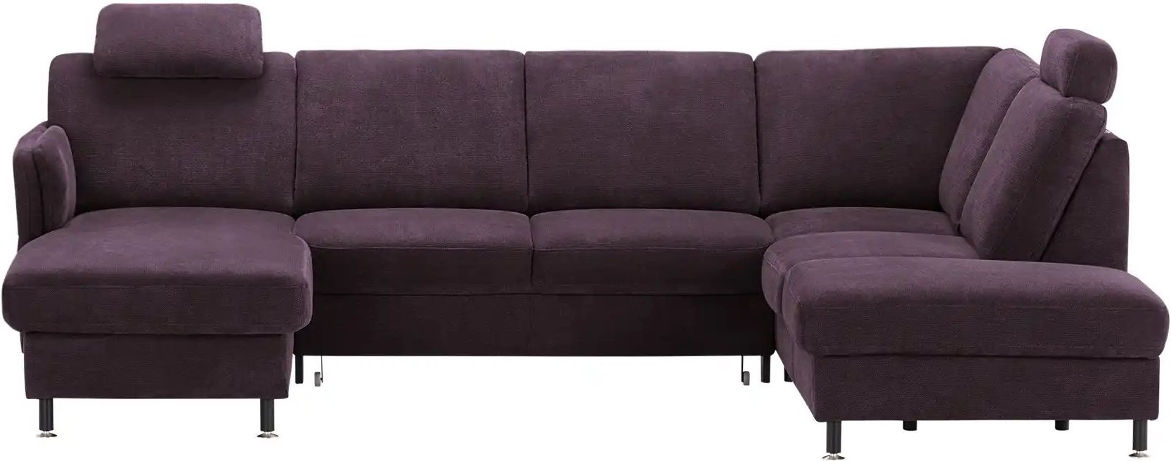 meinSofa Wohnlandschaft Veit ¦ lila/violett ¦ Maße (cm): B: 305 H: 90 T: 200.0 Polstermöbel > Sofas > Schlafsofas - Höf...