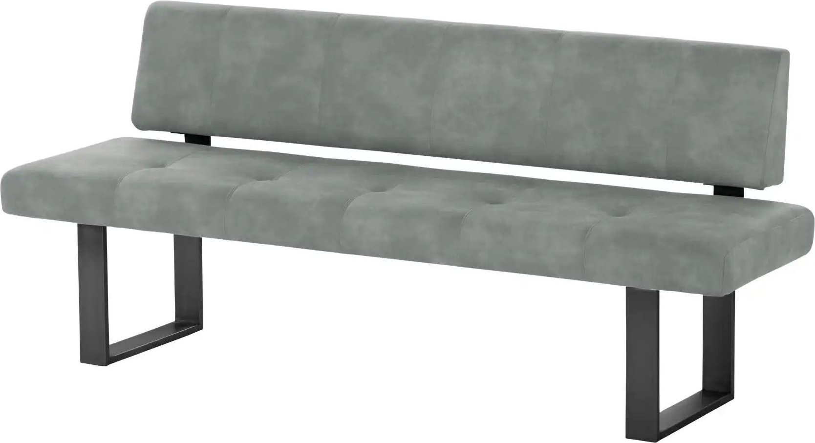 Wohnwert Einzelbank Mia ¦ grau ¦ Maße (cm): B: 240 H: 90 T: 66.0 Bänke > Einzelbänke - Höffner