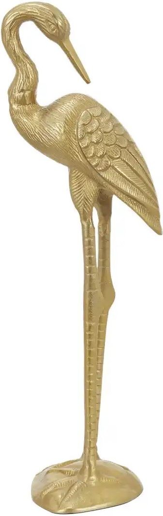 HOME STORY Deko Figur Kranich   ¦ gold ¦ Aluminium ¦ Maße (cm): B: 18 H: 58 T: 14.5 Accessoires > Dekoartikel - Höffner
