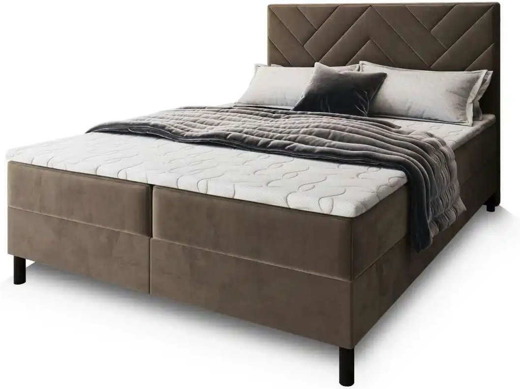 MASSENO Boxbett mit Bettkasten Rokis ¦ beige ¦ Maße (cm): B: 140 H: 98 Betten > Polsterbetten - Höffner