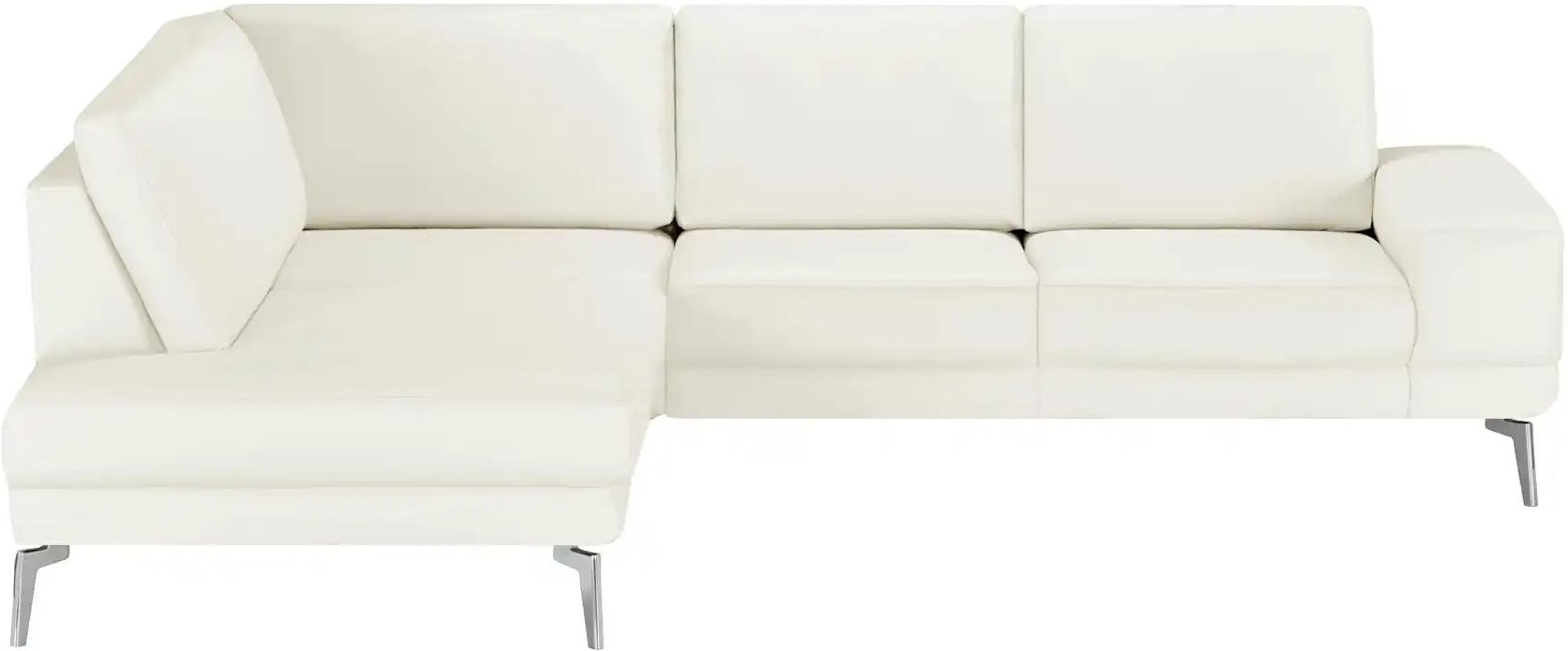 meinSofa Ecksofa aus Leder Dana ¦ weiß ¦ Maße (cm): B: 269 H: 86 T: 222.0 Polstermöbel > Sofas > Ecksofas - Höffner