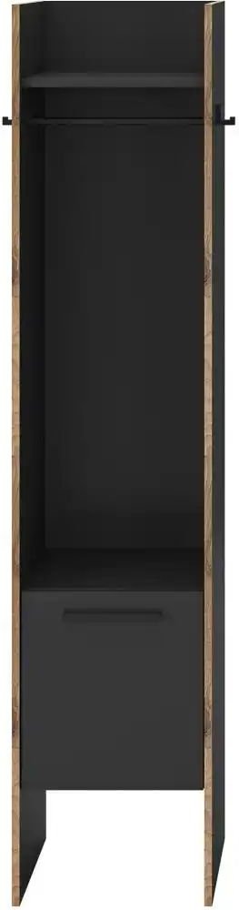 Garderobenschrank Bueno ¦ grau ¦ Maße (cm): B: 42 H: 190 Schränke > Dielenschränke - Höffner