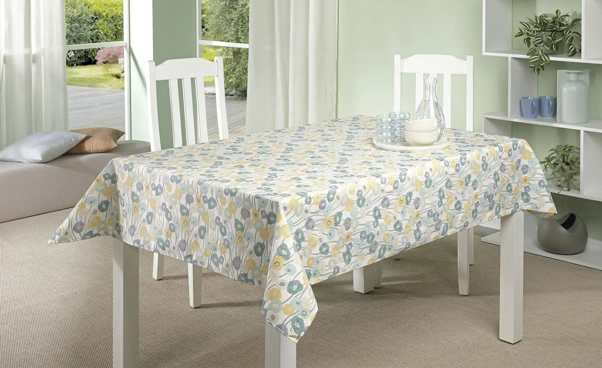 PEYER SYNTEX Tischdecke Matera ¦ grün ¦ Baumwollmischgewebe ¦ Maße (cm): B: 130 Tischwäsche & Küchentextilien > Tischde...