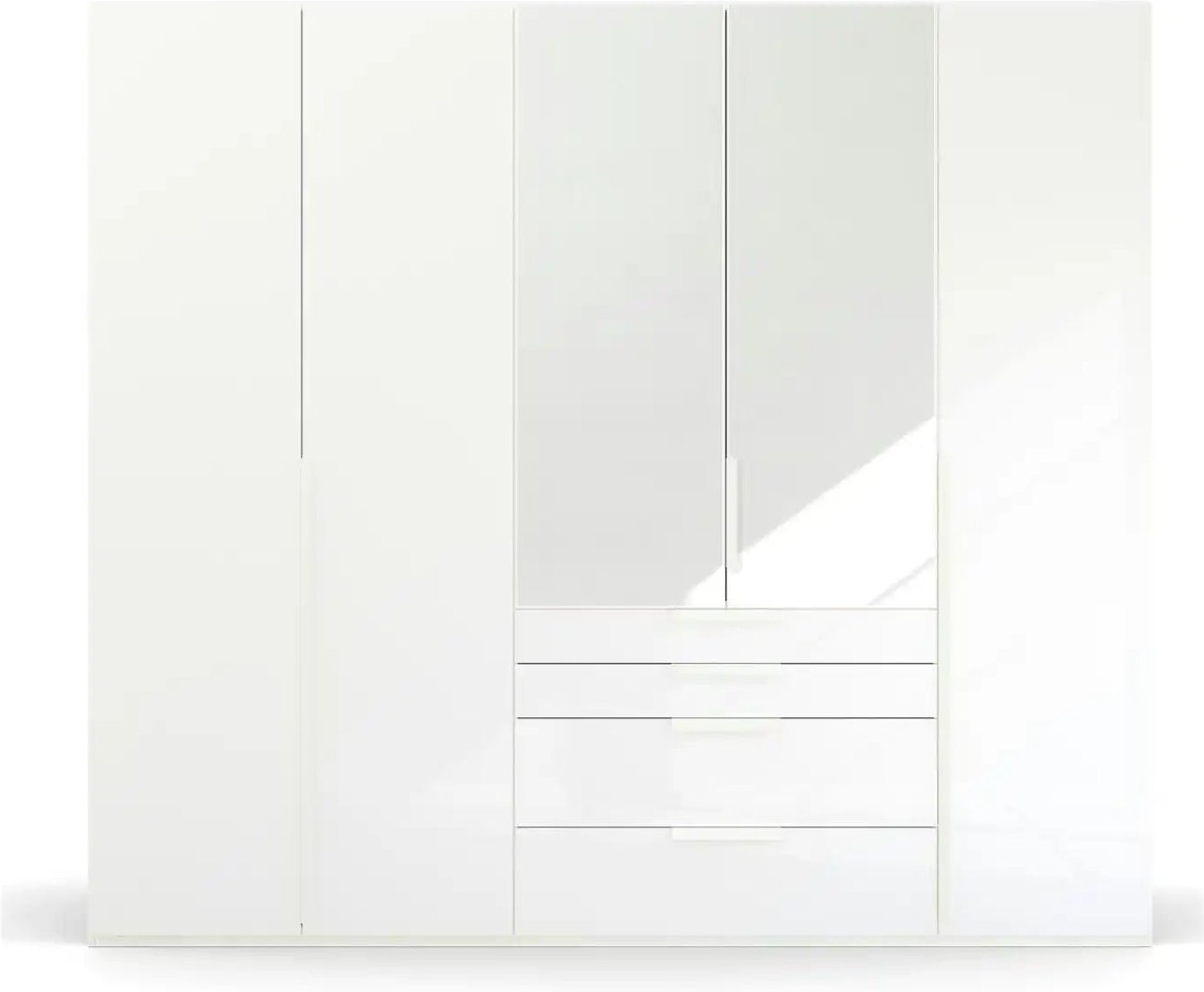 Drehtürenschrank Port Talbot ¦ weiß ¦ Maße (cm): B: 251 H: 223 Schränke > Kleiderschränke > Drehtürenschränke - Höffner