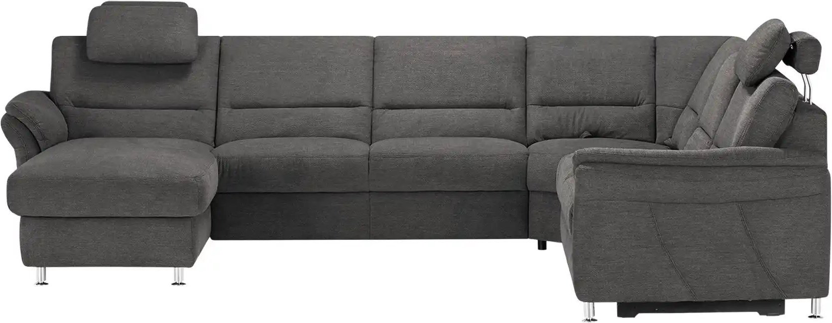 meinSofa Wohnlandschaft Donald ¦ grau ¦ Maße (cm): B: 335 H: 89 T: 262.0 Polstermöbel > Sofas > Wohnlandschaften - Höff...