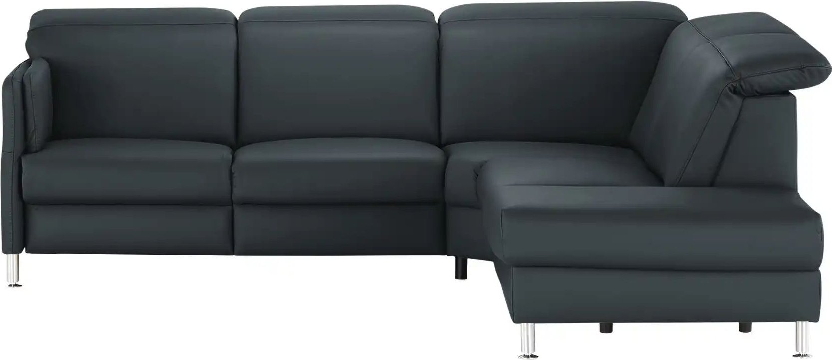 meinSofa Leder-Ecksofa Leon ¦ blau ¦ Maße (cm): B: 259 H: 83 T: 236.0 Polstermöbel > Sofas > Ecksofas - Höffner