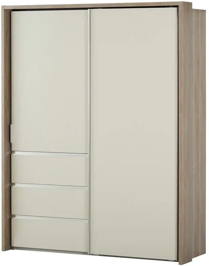 Schwebetürenschrank 2-türig Mitta ¦ beige ¦ Maße (cm): B: 175 H: 220 T: 67.0 Schränke > Kleiderschränke > Schwebetüren...