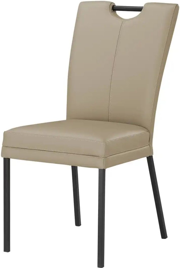 Wohnwert Polsterstuhl mit Griff Mia ¦ beige ¦ Maße (cm): B: 46 H: 98 T: 58.0 Stühle > Küchenstühle > Polster Küchenstühl...