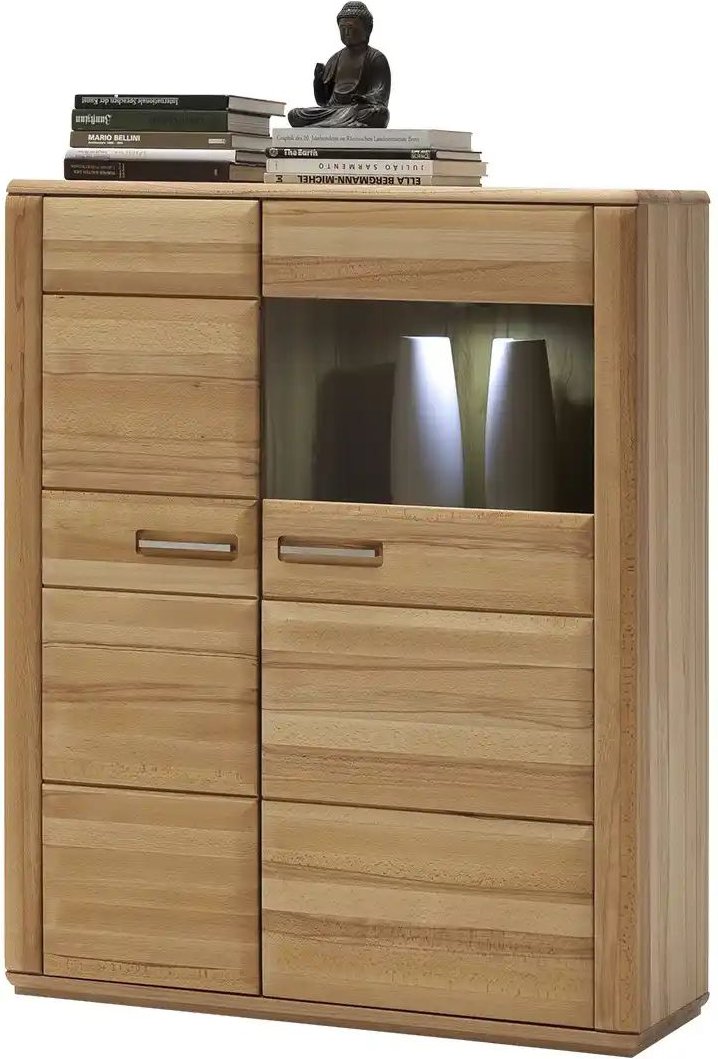 Woodford Kombi-Highboard Dio ¦ holzfarben ¦ Maße (cm): B: 107 H: 131 T: 38.0 Kommoden & Sideboards > Highboards - Höffn...