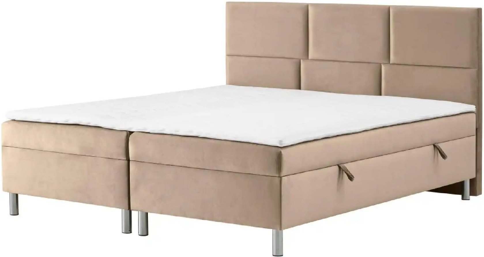 Boxbett mit Bettkasten Adria ¦ beige ¦ Maße (cm): B: 120 H: 110 Betten > Komfortbetten - Höffner
