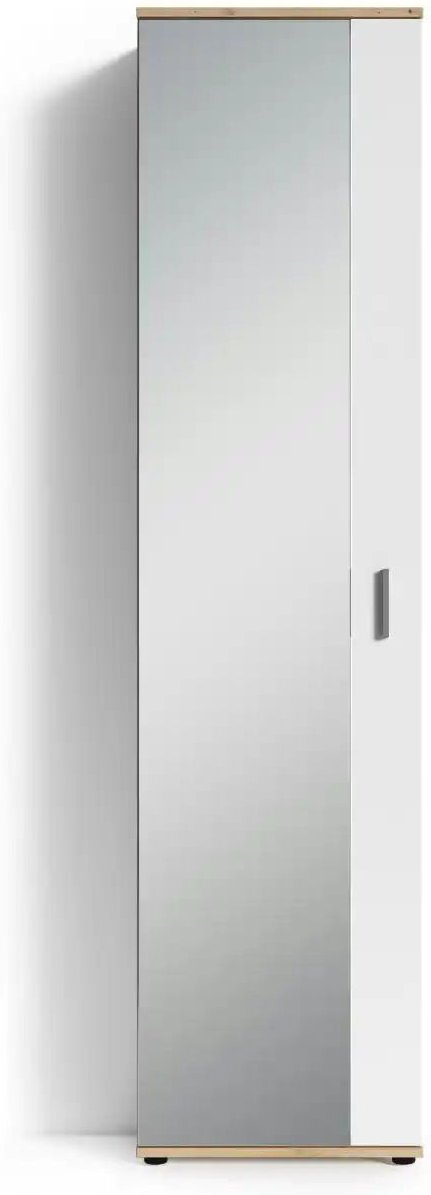 by Living Garderobenschrank Jakob ¦ weiß ¦ Maße (cm): B: 49 H: 196 Schränke > Dielenschränke - Höffner