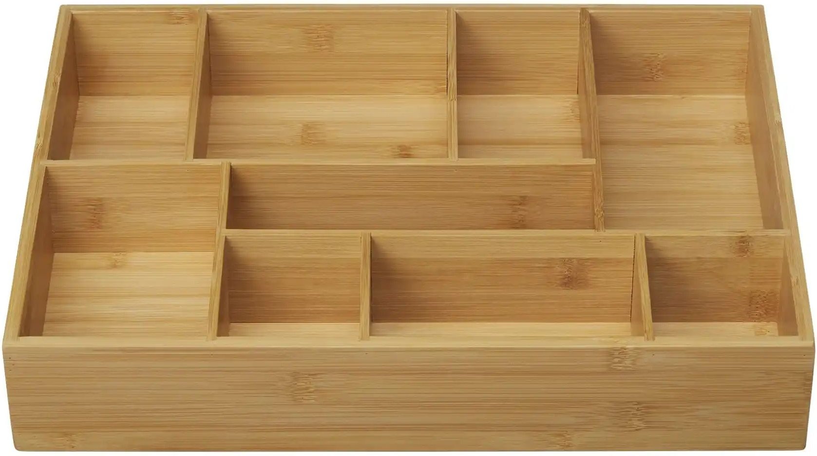 KHG Schubladenorganizer ¦ holzfarben ¦ Bambus ¦ Maße (cm): B: 30 H: 7 Küchenzubehör & Helfer > Besteckkästen & Geschir...