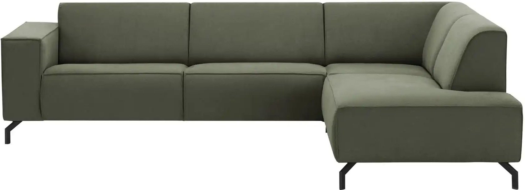 SOHO Ecksofa Brenda ¦ grün ¦ Maße (cm): B: 275 H: 77 T: 210.0 Polstermöbel > Sofas > 3-Sitzer - Höffner